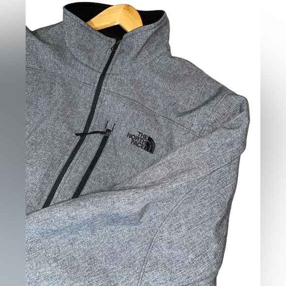 The North Face Heather Grey Apex Bionic Windwall Jacket - Picture 3 of 4